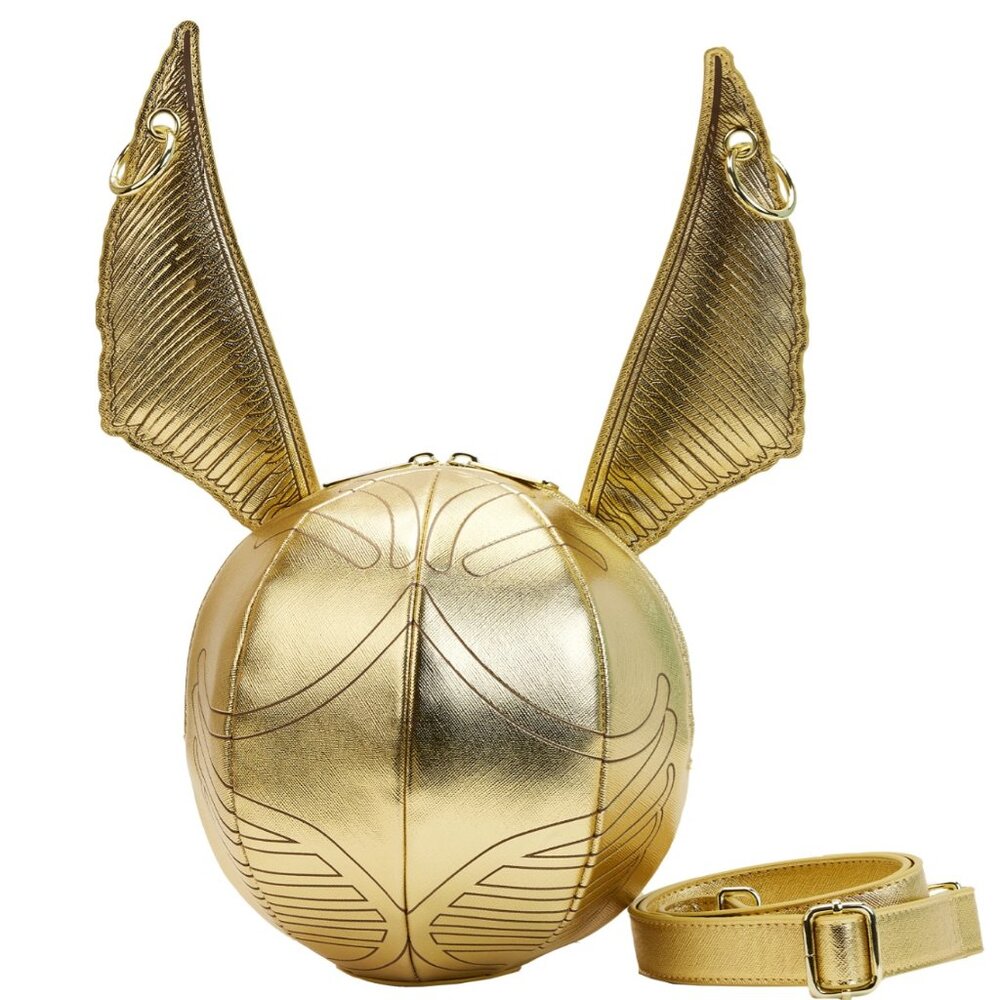 Loungefly Harry Potter Golden Snitch Crossbody Bag - Picture 5 of 9
